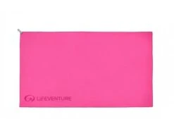 Lifeventure SoftFibre Pink Towel - X-Large -Outdoor Camping Gear 63042 softfibre towel pink xlarge 1