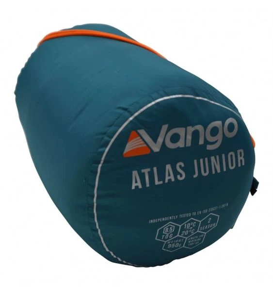 Vango Atlas Junior Sleeping Bag - Teal 2 Vango Atlas Junior Sleeping Bag - Teal - Image 2