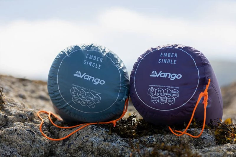 Vango Ember Single Sleeping Bag - Mineral Green 8 Vango Ember Single Sleeping Bag - Mineral Green - Image 8