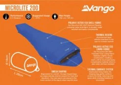 Vango Microlite 200 Sleeping Bag 7 Vango Microlite 200 Sleeping Bag -Outdoor Camping Gear microlite 200 image 3