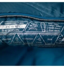 Vango Nitestar Alpha 350 Sleeping Bag - Blue 8 Vango Nitestar Alpha 350 Sleeping Bag - Blue -Outdoor Camping Gear nitestar alpha 350 blue 2