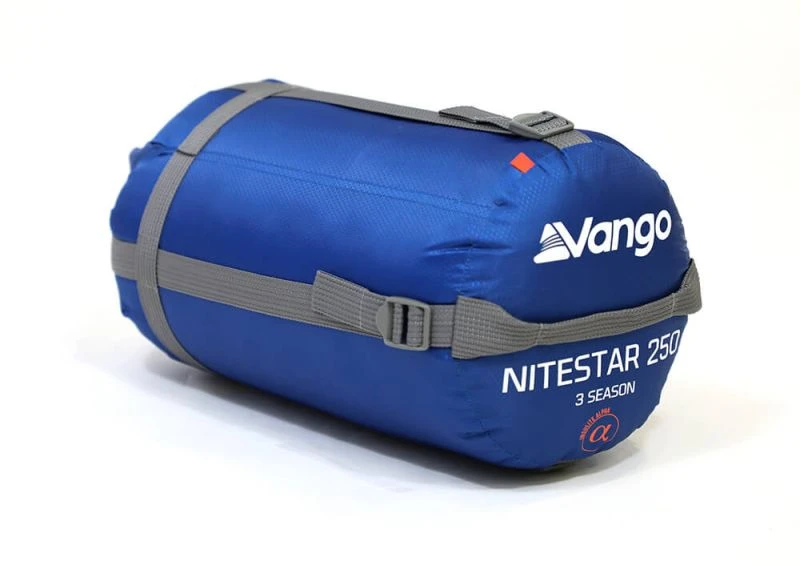Vango Nitestar Alpha 250 Single Sleeping Bag - Classic Blue 3 Vango Nitestar Alpha 250 Single Sleeping Bag - Classic Blue - Image 3