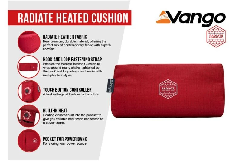 Vango Radiate Heated Cushion 2 Vango Radiate Heated Cushion - Image 2
