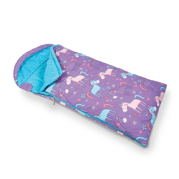 Kampa Children's Sleeping Bag - Unicorns 1 Kampa Children's Sleeping Bag - Unicorns
